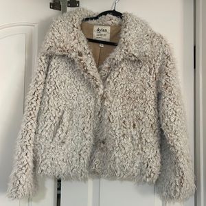Dylan Los Angeles faux fur coat size S